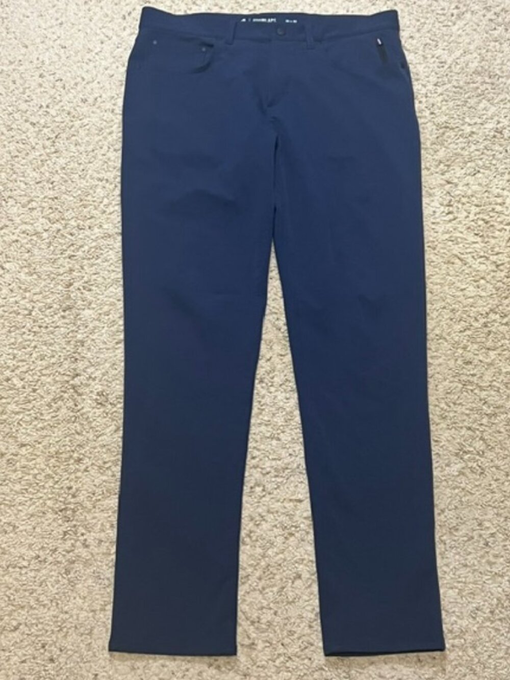 Fourlaps 4Laps Men Navy Traverse Performance Stretch Chino Pants Size 33x32 EUC